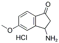 6-METHOXY-3-OXO-1-INDANAMINIUM CHLORIDE 结构式