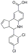 4-(2,4-DICHLOROPHENYL)-3A,4,5,9B-TETRAHYDRO-3H-CYCLOPENTA[C]QUINOLINE-8-CARBOXYLIC ACID 结构式