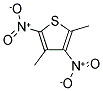 2,4-Dimethyl-3,5-dinitrothiophene 结构式