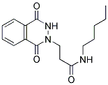 3-(1,4-Dioxo-3,4-dihydrophthalazin-2(1H)-yl)-N-pentylpropanamide 结构式