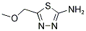 5-(METHOXYMETHYL)-1,3,4-THIADIAZOL-2-AMINE 结构式