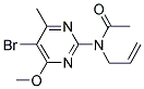 N-ALLYL-N-(5-BROMO-4-METHOXY-6-METHYLPYRIMIDIN-2-YL)ACETAMIDE 结构式