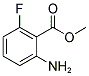 2-AMINO-6-FLUORO-BENZOIC ACID METHYL ESTER 结构式