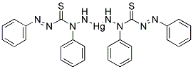 BIS(DIPHENYLTHIOCARBAZONO)MERCURY 结构式