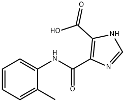 5-O-TOLYLCARBAMOYL-3 H-IMIDAZOLE-4-CARBOXYLIC ACID 结构式