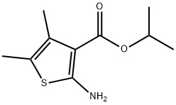 2-氨基-4,5-二甲基-噻吩-3-甲酸丙-2-酯 结构式