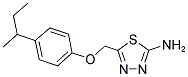 5-(4-SEC-BUTYL-PHENOXYMETHYL)-[1,3,4]THIADIAZOL-2-YLAMINE 结构式