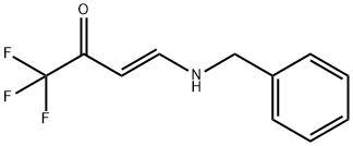 (E)-4-(Benzylamino)-1,1,1-trifluoro-3-buten-2-one 结构式