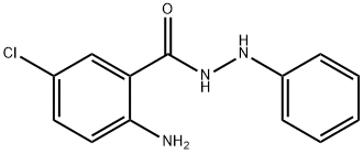 2-AMINO-5-CHLORO-N'-PHENYLBENZOHYDRAZIDE 结构式