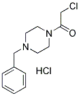 1-苄基-4-(氯乙酰)哌嗪(盐酸盐) 结构式
