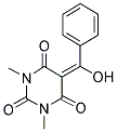 5-[Hydroxy(phenyl)methylene]-1,3-dimethylpyrimidine-2,4,6(1H,3H,5H)-trione 结构式
