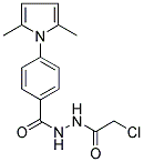 N'-(2-CHLOROACETYL)-4-(2,5-DIMETHYL-1H-PYRROL-1-YL)BENZOHYDRAZIDE 结构式