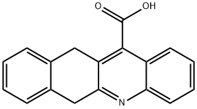 6,11-DIHYDRO-BENZO[B]ACRIDINE-12-CARBOXYLIC ACID 结构式