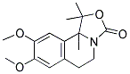 8,9-DIMETHOXY-1,1,10B-TRIMETHYL-1,5,6,10B-TETRAHYDRO[1,3]OXAZOLO[4,3-A]ISOQUINOLIN-3-ONE 结构式