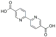 2,2'-BIPYRIDINE-5,5'-DICARBOXYLIC ACID 结构式