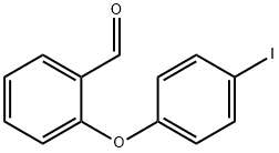 2-(4-IODOPHENOXY)BENZENECARBALDEHYDE 结构式