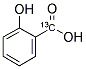 邻羟基苯甲酸-Α-13C 结构式