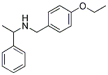 (4-ETHOXY-BENZYL)-(1-PHENYL-ETHYL)-AMINE 结构式
