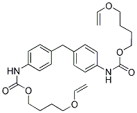 BIS[4-(VINYLOXY)BUTYL] (METHYLENEDI-4,1-PHENYLENE)BISCARBAMATE 结构式