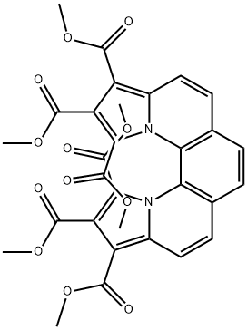 HEXAMETHYL DIPYRROLO[1,2-A:2,1-K][1,10]PHENANTHROLINE-7,8,9,12,13,14-HEXACARBOXYLATE 结构式