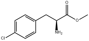 Methyl (2S)-2-amino-3-(4-chlorophenyl)propanoate 结构式