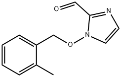 1-[(2-METHYLBENZYL)OXY]-1H-IMIDAZOLE-2-CARBALDEHYDE 结构式