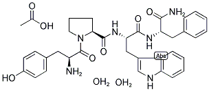 ENDOMORPHIN-1 (HUMAN, BOVINE) ACOH H2O 结构式