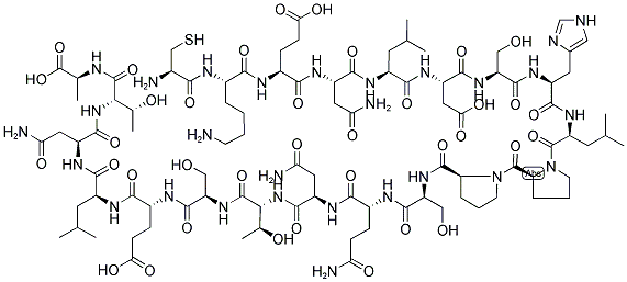 CDK6, C-TERMINAL (306-326) BLOCKING PEPTIDE, HUMAN 结构式