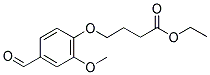 3-METHOXY-4-[3-(CARBETHOXY)PROPYLOXY]BENZALDEHYDE 结构式