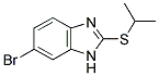 6-BROMO-2-(ISOPROPYLTHIO)-1H-BENZIMIDAZOLE 结构式