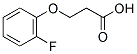 3-(2-FLUORO-PHENOXY)-PROPIONIC ACID 结构式
