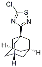3-(1-ADAMANTYL)-5-CHLORO-1,2,4-THIADIAZOLE 结构式