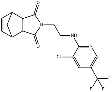 4-(2-([3-CHLORO-5-(TRIFLUOROMETHYL)-2-PYRIDINYL]AMINO)ETHYL)-4-AZATRICYCLO[5.2.1.0(2,6)]DEC-8-ENE-3,5-DIONE