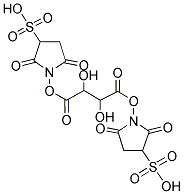 DISULPHOSUCCINIMIDYL TARTARATE 结构式