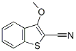 3-METHOXY-1-BENZOTHIOPHENE-2-CARBONITRILE 结构式