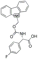 N-FMOC-RS-4-氟苯甘氨酸 结构式