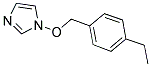 1-[(4-ETHYLBENZYL)OXY]-1H-IMIDAZOLE 结构式