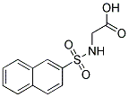 [(2-Naphthylsulfonyl)amino]acetic acid 结构式