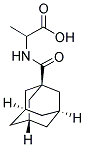 2-[(1-ADAMANTYLCARBONYL)AMINO]PROPANOIC ACID 结构式