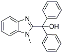 (1-METHYL-1H-BENZIMIDAZOL-2-YL)(DIPHENYL)METHANOL 结构式