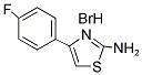 4-(4-FLUOROPHENYL)-1,3-THIAZOLE-2-YLAMINE, HYDROBROMIDE 结构式