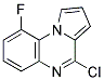 4-CHLORO-9-FLUOROPYRROLO[1,2-A]QUINOXALINE 结构式