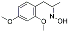 (2,4-DIMETHOXYPHENYL)ACETONE OXIME 结构式