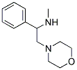 N-甲基-2-吗啉代-1-苯基乙-1-胺 结构式