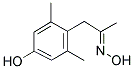 (2,6-DIMETHYL-4-HYDROXYPHENYL)ACETONE OXIME 结构式