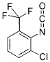 2-CHLORO-6-(TRIFLUOROMETHYL)PHENYL ISOCYANATE 结构式