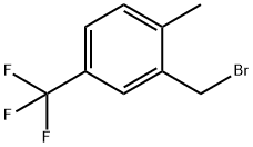 2-甲基-5-(三氟甲基)苄基溴 结构式