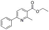 ETHYL 2-METHYL-6-PHENYLPYRIDINE-3-CARBOXYLATE 结构式