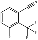 3-氟-2-(三氟甲基)苯甲氰 结构式