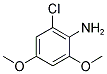 2-CHLORO-4,6-DIMETHOXYANILINE 结构式